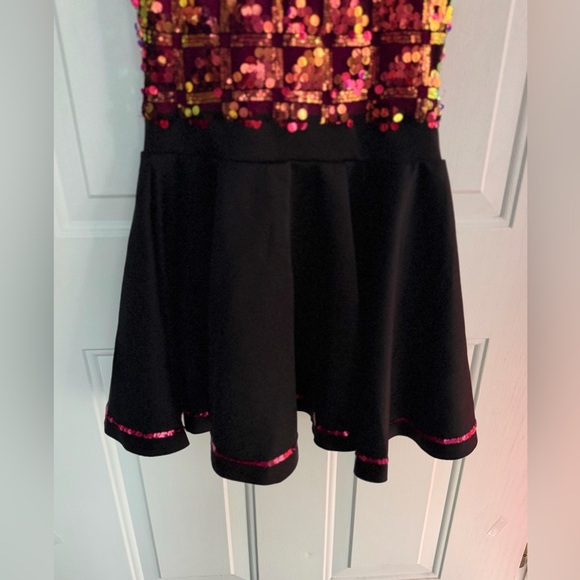WEISSMAN Dance Costume, Women’s Dress Sequin Skater, SIZE Adult Medium - Picture 4 of 12